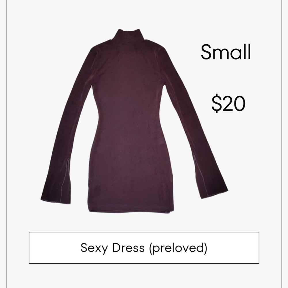 Brown Sexy Dress